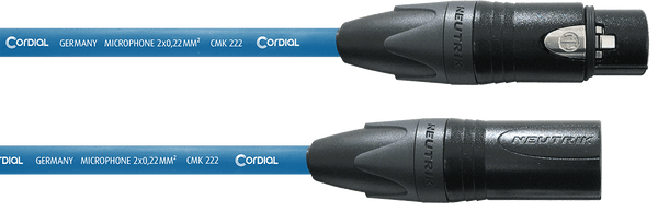 Cordial Microfoonkabel XLR 5 M Blauw