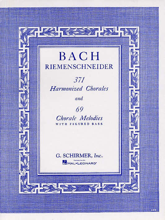 J.S. BACH - 371 HARMONIZED CHORALES AND 69 CHORALE MELODIES WITH FIG BASS - PIANO SOLO