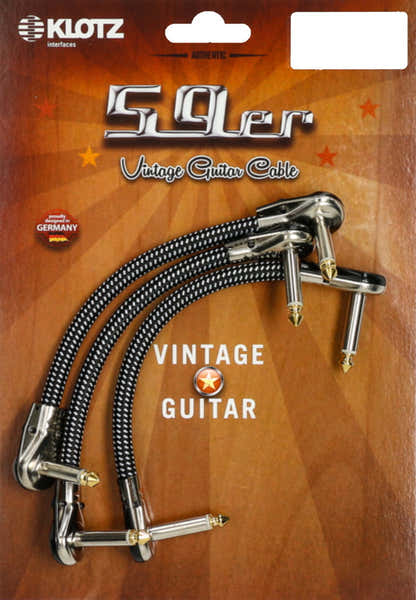 Klotz VINPAN0015 VINTAGE PANHEAD PATCH 0,15M JACK 2P.90-JACK 2P. 90