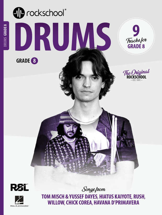 Rockschool Drums - Graad 8 (2024)