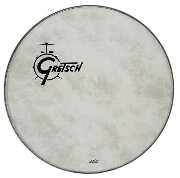 FIBERSKYN 20" LOGO GRETSCH DRUMS RESONANTIE