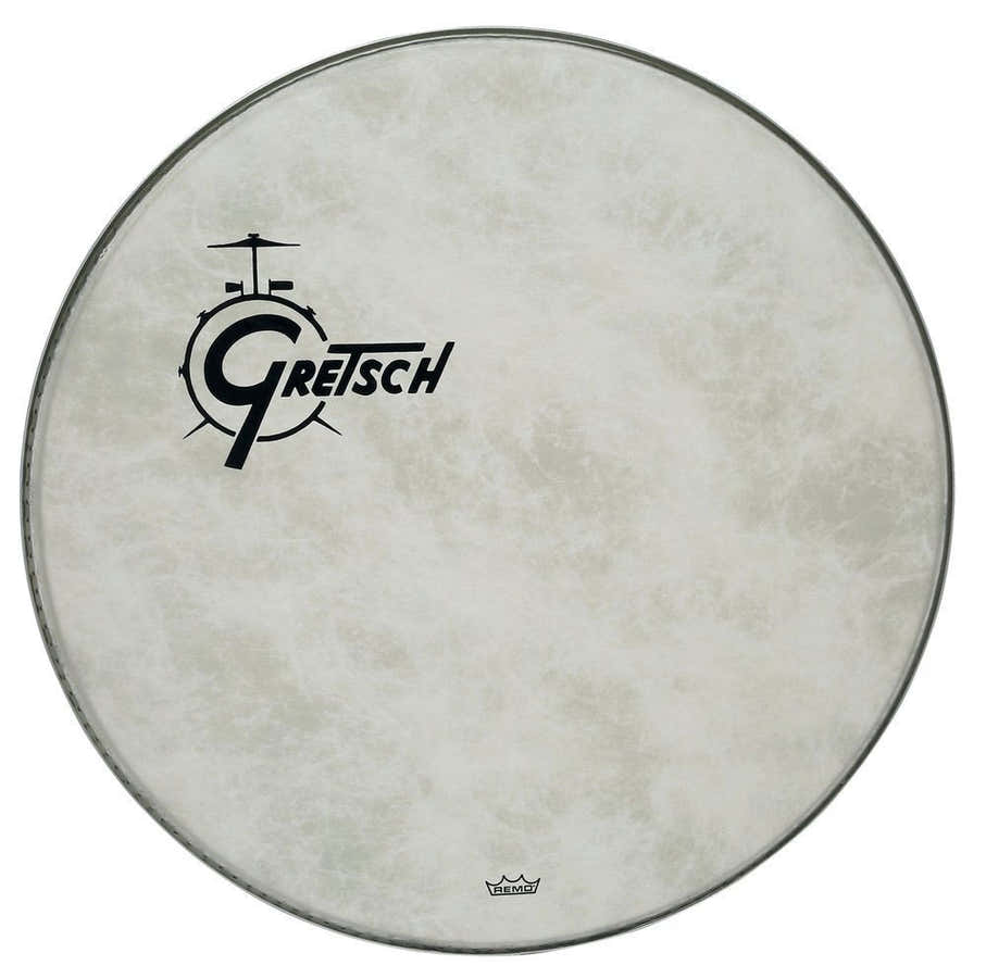 FIBERSKYN 20" LOGO GRETSCH DRUMS RESONANTIE