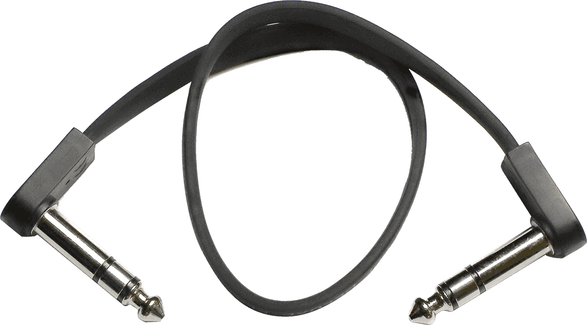 Deluxe Haakse Stereo-Patchkabel - 28 CM