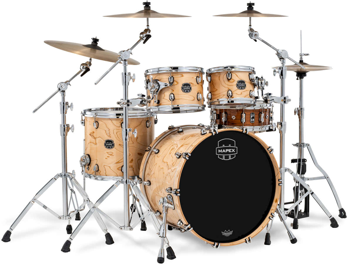 MAPEX SATURN VI SATGE 22" Natuurlijk gevlamd esdoorn
