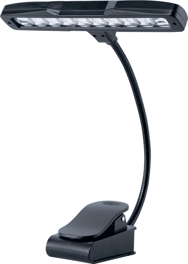 MS19LED 10 LED MUSIC STAND LAMP WITH BLACK CLAMP