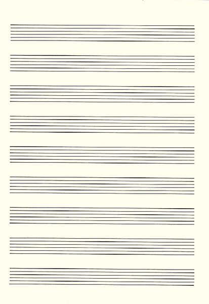 Bloc Notes 9 Portées