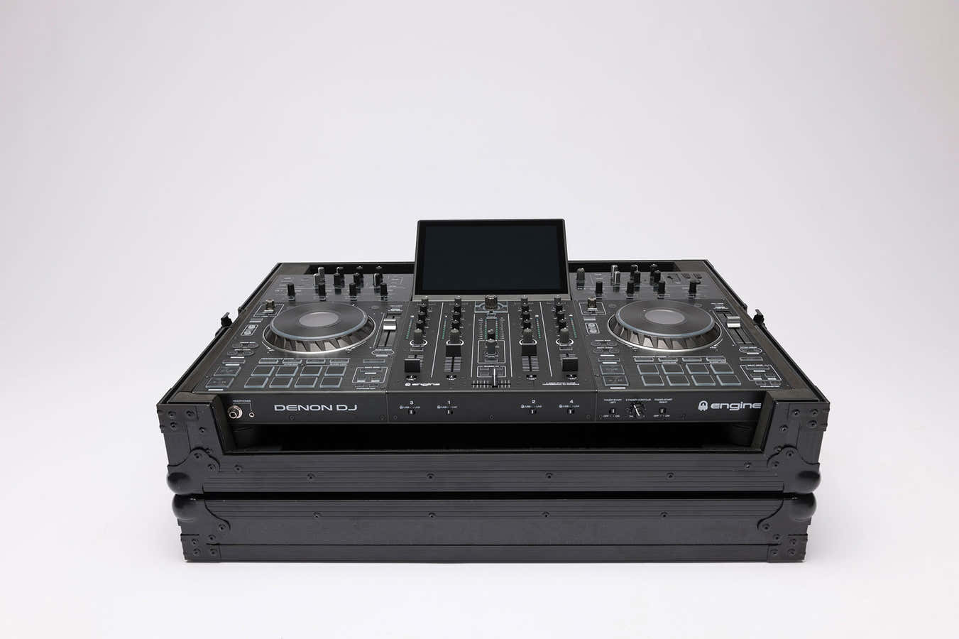 DJ-controllerkoffer Prime 4 Zwart/zwart
