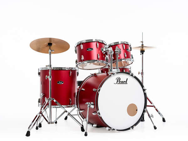 Pearl RSS525SCC-747 - Roadshow 5F Rock 22" + Sabian Solar 2 Matte Red Cymbals