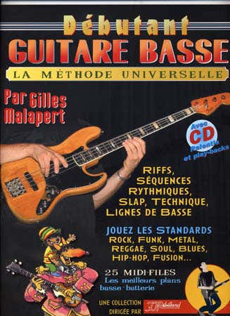 Basgitaar voor beginners Rebillard Tab + CD