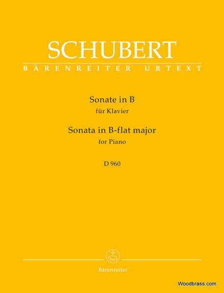 Schubert F. - Sonate In B D960 - Piano