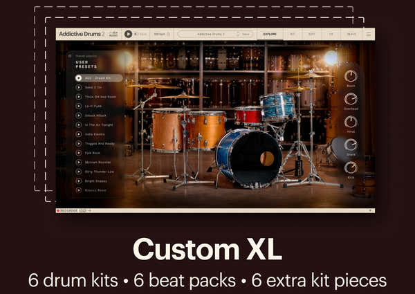 XLN Audio Addictive Drums 2 Custom XL-collectie