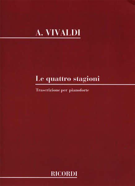 Ricordi Vivaldi A. - Concero Delle Raccolte - Piano
