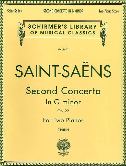 Camille SAINT-saens Piano Concerto No.2 In G Minor Op.22 - Two Pianos