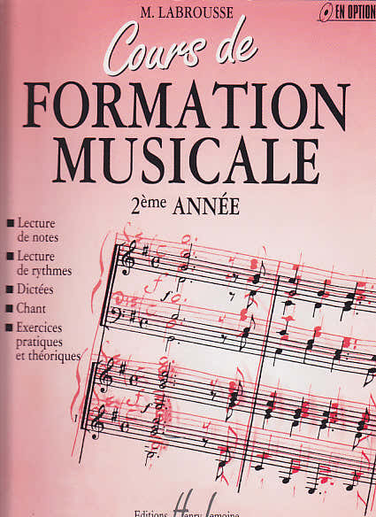 Lemoine Cours De Formation Musicale Vol.2 - Labrousse