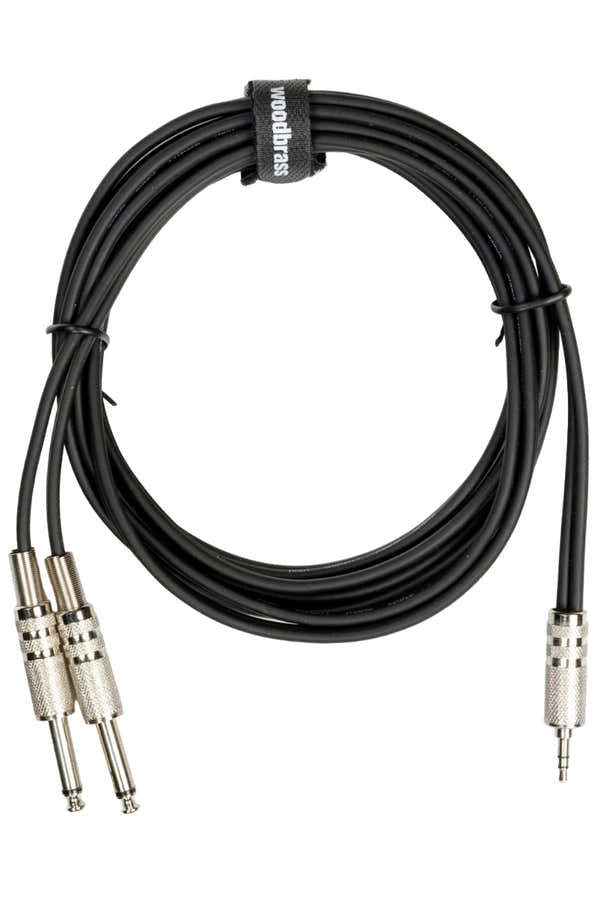 Kabel Mini Jack Stereo / 2 Mannelijke Jacks - 3 m - AC26