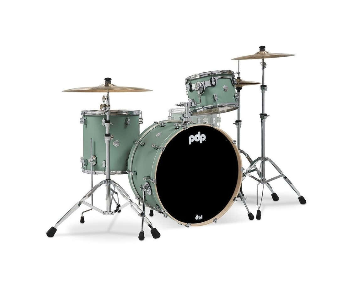 SHELL SET CONCEPT MAPLE FINISH PLY ROCK KIT 24" SATIN SEAFOAM PDCM24RKSF