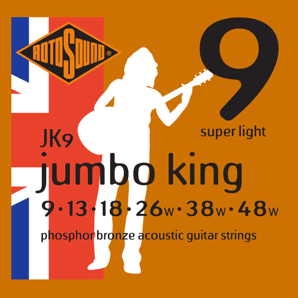Rotosound JUMBO KING JK9 PHOSPHOR BRONZE 948