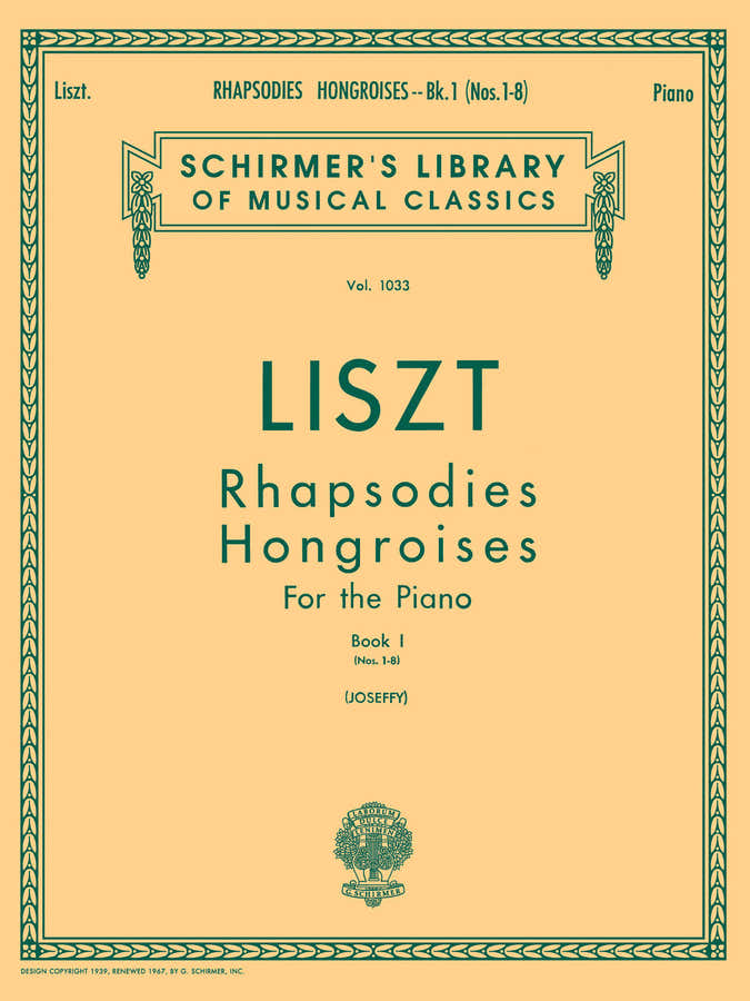 Hongaarse rapsodieën - Boek 1: nrs. 1 - 8
