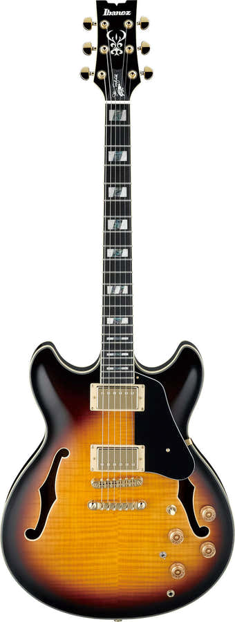 JSM10-VYS Vintage gele Sunburst Signatuur van John Scofield