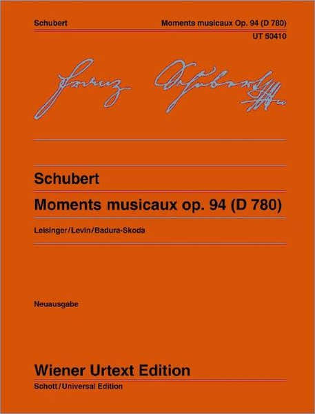 Wiener Urtext Edition Schubert - Moments Musicaux Op.94