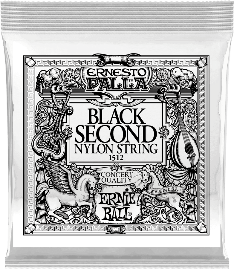BLACK 2ND ERNESTO PALLA NYLON CLASSICAL GUITAR STRINGS
