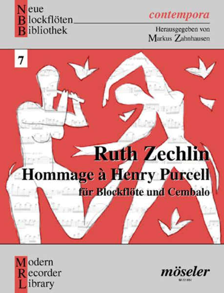 Moseler Zechlin Ruth - Hommage À Henry Purcell - Soprano- Or Ténor Recorder And Harpsichord