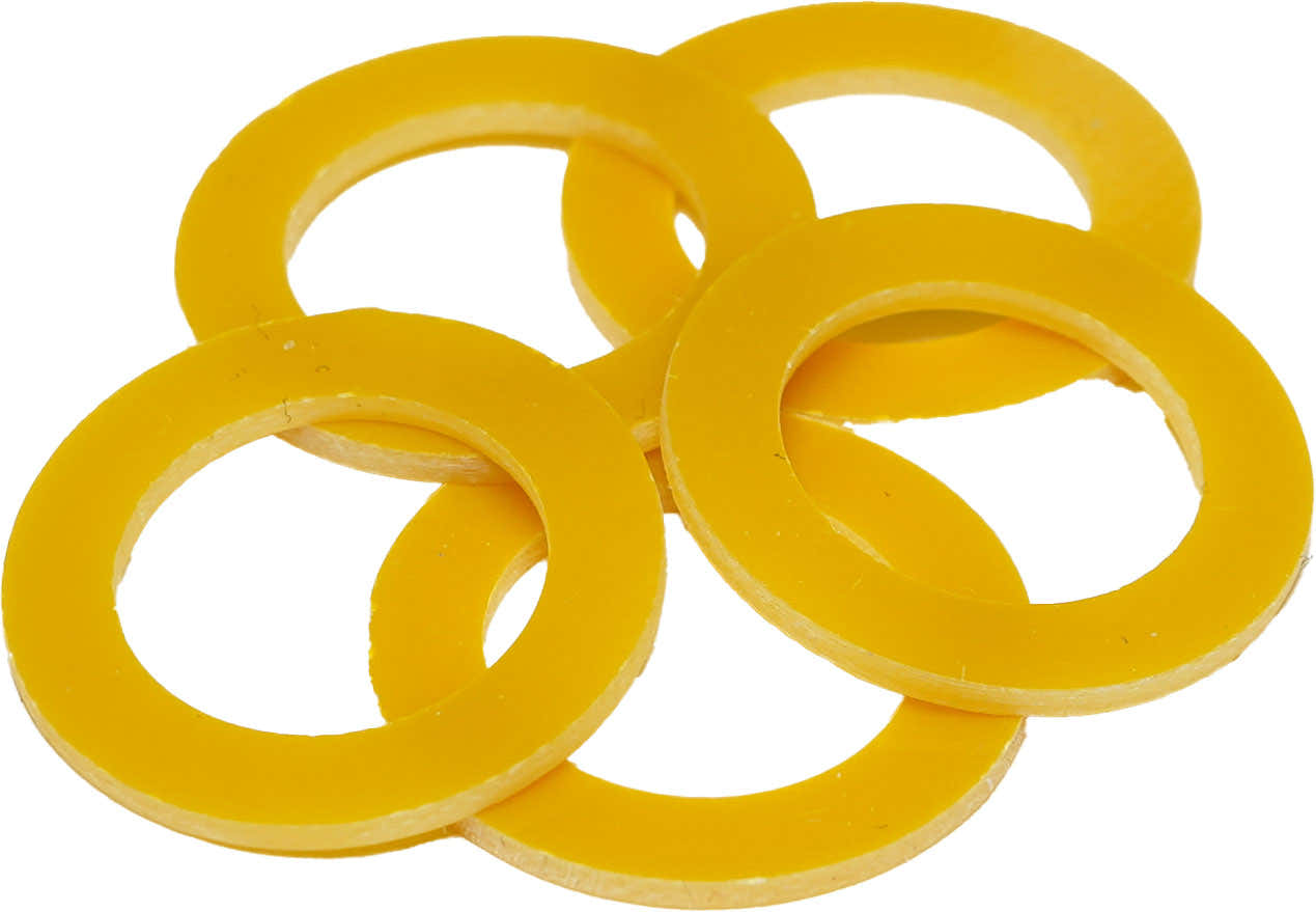 Custom Color Ringen voor voetschakelaar Geel