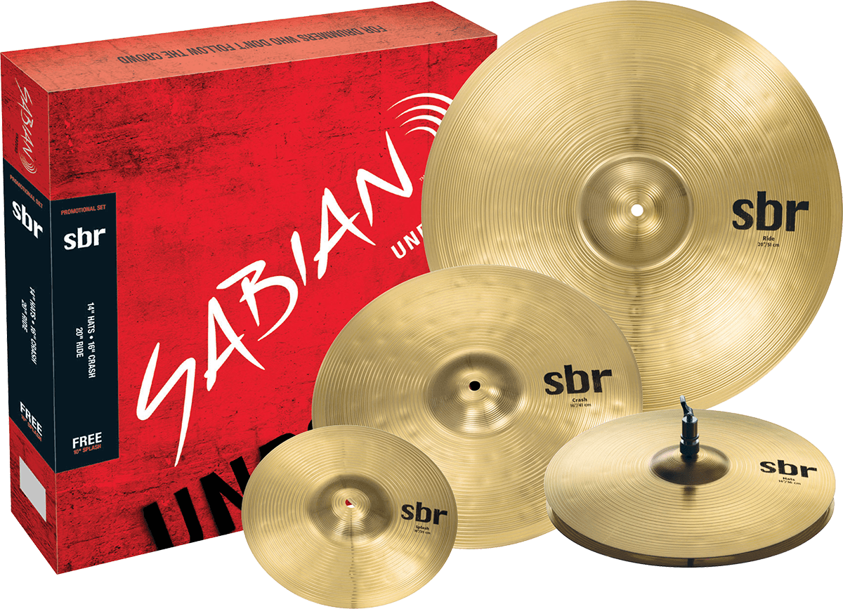 SBR53G - Harmonische Set 14/16/2 + Splash 1" Gratis +9 DAGEN DRUMEO-PROEF