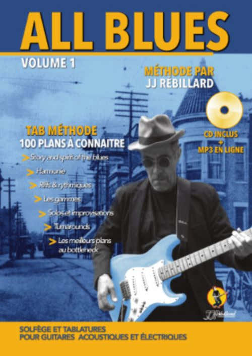 Rebillard J.J – Alle blues + CD – Gitaartabulatuur