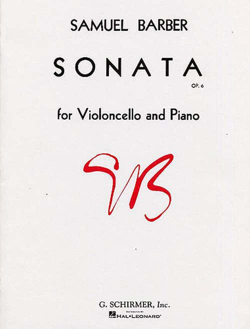 BARBER S. - SONATA OP. 6 - VIOLONCELLE ET PIANO