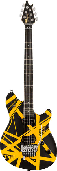 EVH Wolfgang Striped Special Ebo Zwart geel