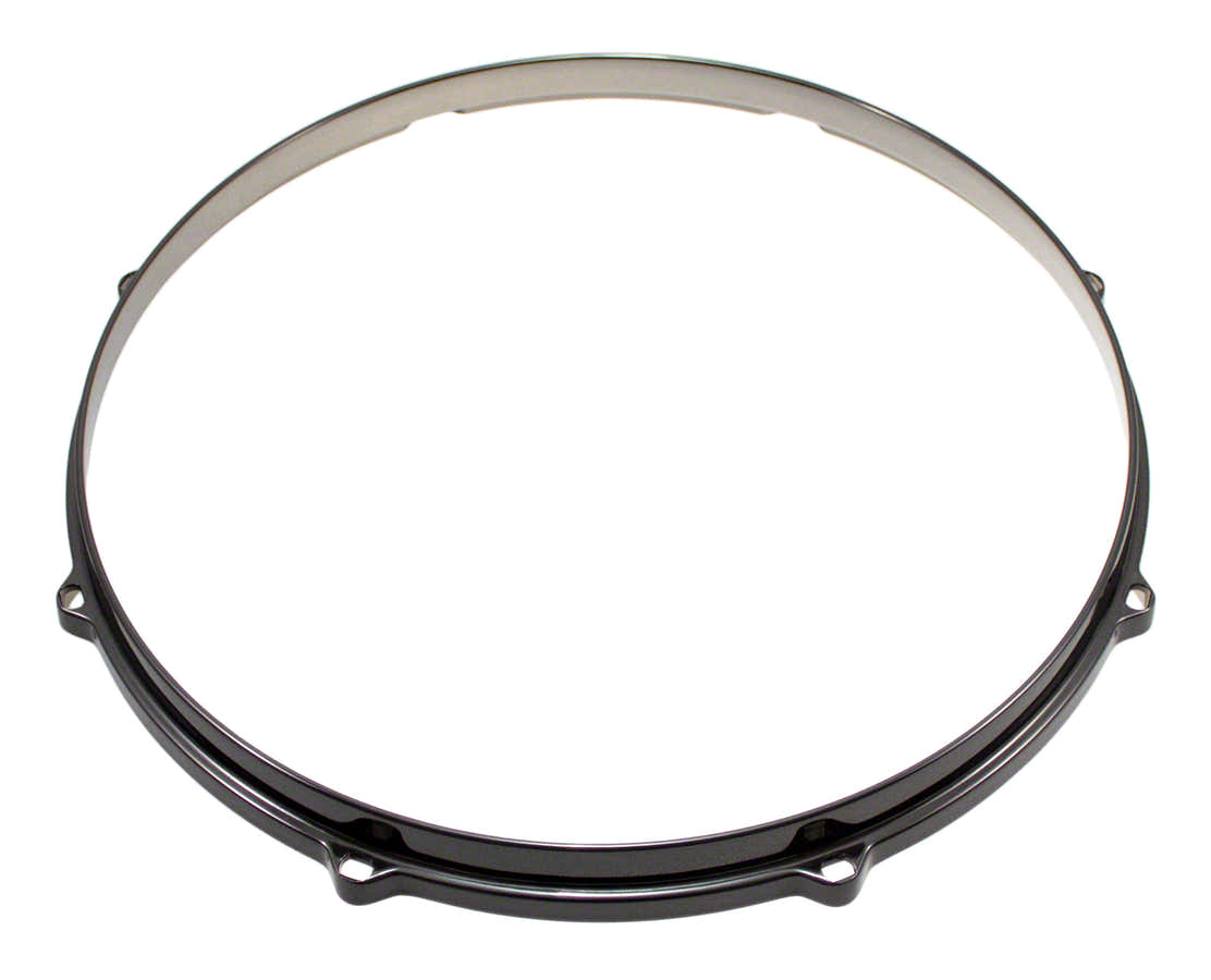 HDC3-16-8BK - 16" 8 HOLES BLACK 3MM DIE CAST DRUM HOOP