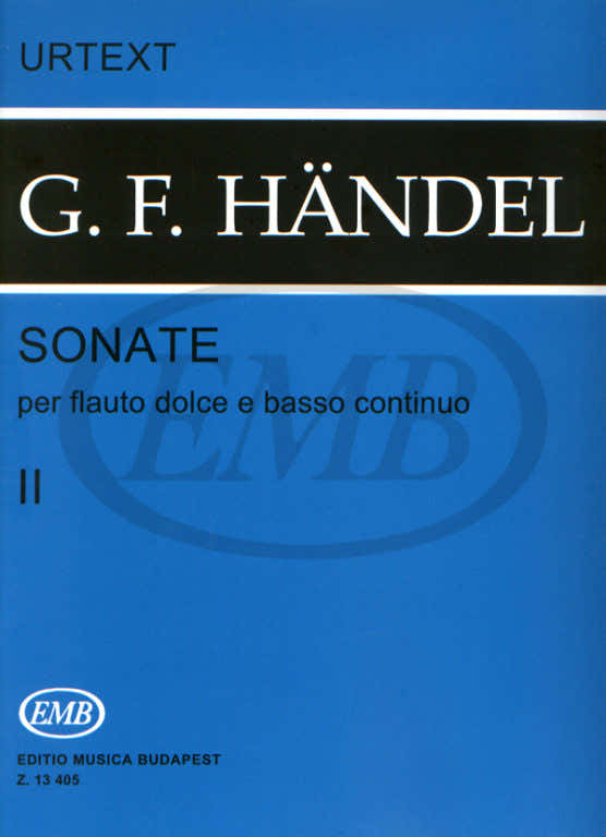 Haendel G.F. - Sonate Vol. 2 - Flute et Piano