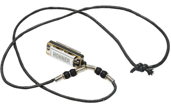 Hohner Mini Harp Ketting Zwart - 4 Gaten