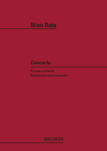 ROTA N. - CONCERTO - HARPE ET ORCHESTRE