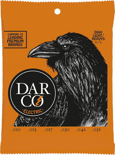 Darco NICKEL WOUND ELECTRIC STRINGS D960 LIGHT/HEAVY 10-52 SET