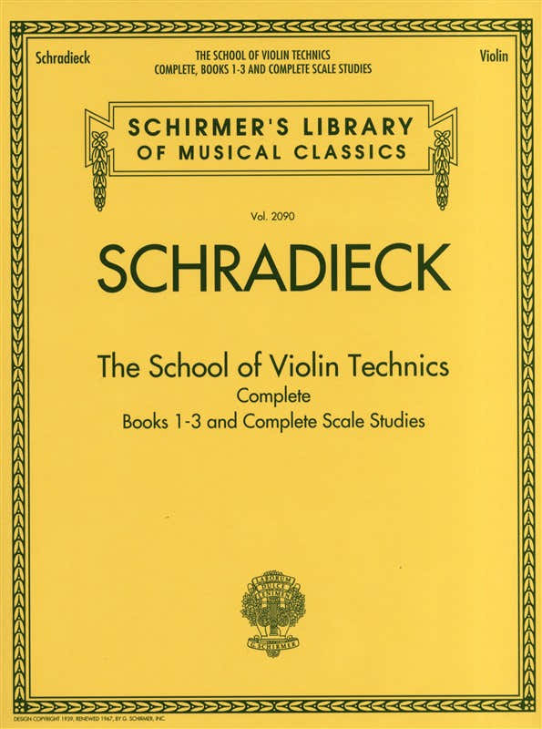 Schirmer Library Schradieck De complete school van de viooltechniek - Viool