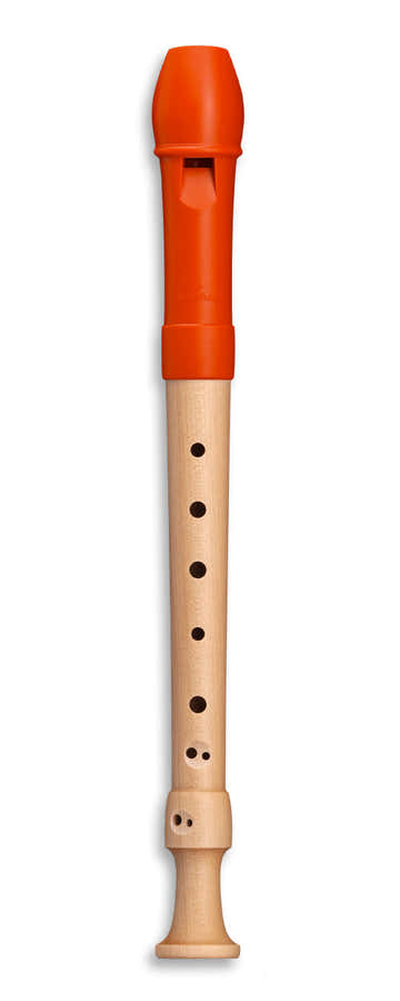 Sopraan Fipple 17414 - Oranje (Barokke Vingerzetting)