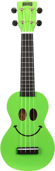 Mahalo Gmh Usmile-Gn Ukulele Green Smile + Gigbag