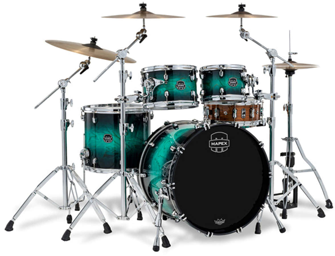 Saturn Vi Stage 22" Marineblauw-turquoise burst