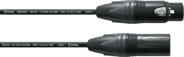 DMX-kabel 5-polig 15 M
