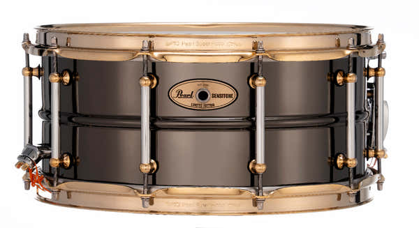 Pearl Sensitone Snaredrum Black Nickel Brass 14 x 6,5"