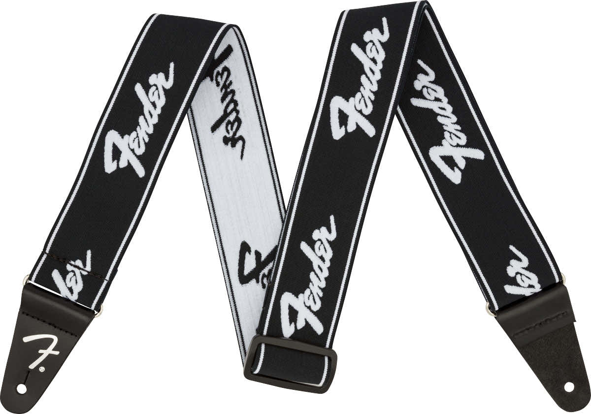 Weighless 2" Running Logo Riem Zwart/Wit