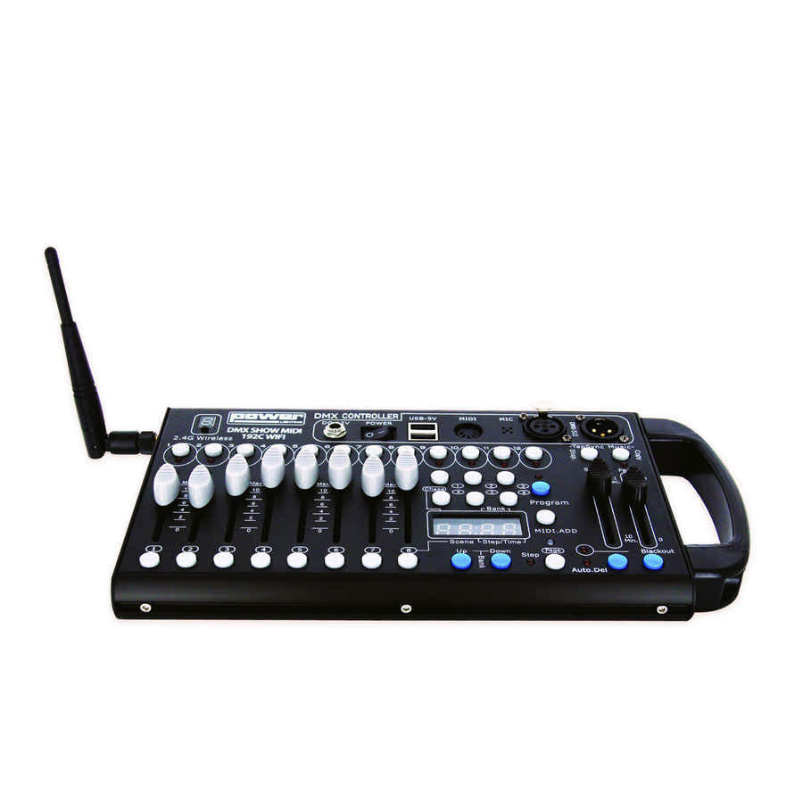 SHOWMID192c W - DMX-MIDI-console 192 Kanalen - Gereviseerd