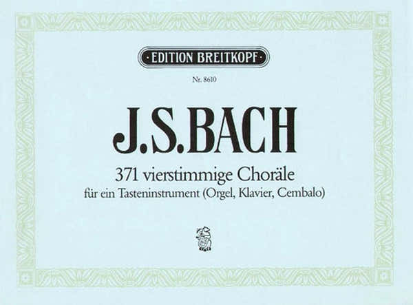 Edition Breitkopf Bach J.S. - 371 4st.chorale BWV 253-438 - Orgue