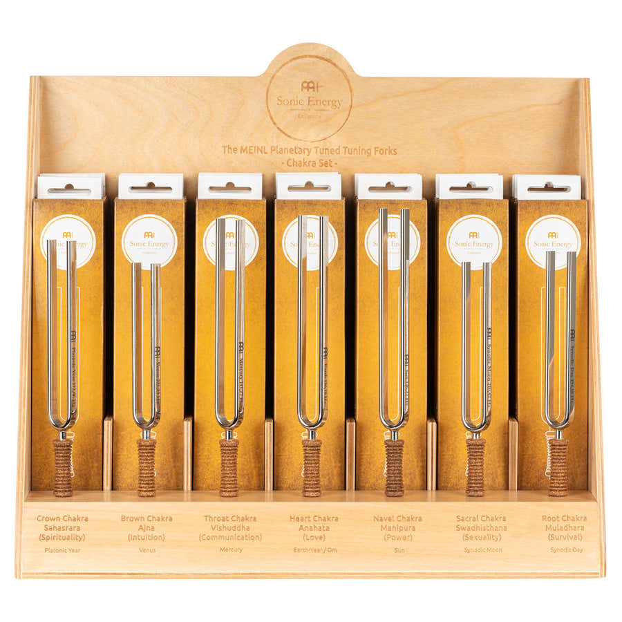 SONIC ENERGY TUNING FORK CHAKRA DISPLAY SET 21 PCS. - TF-DISPLAY