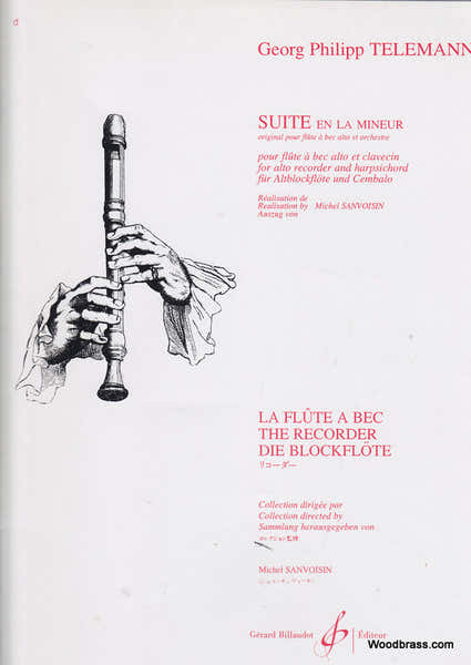 Telemann G.P. - Suite En La Mineur - Flute A Bec Piano