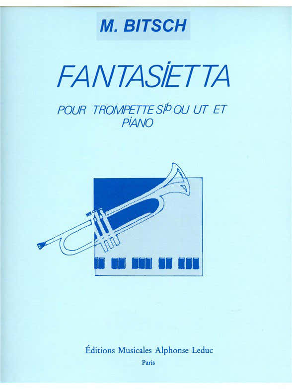 Bitsch M. - Fantasietta - Trompette & Piano
