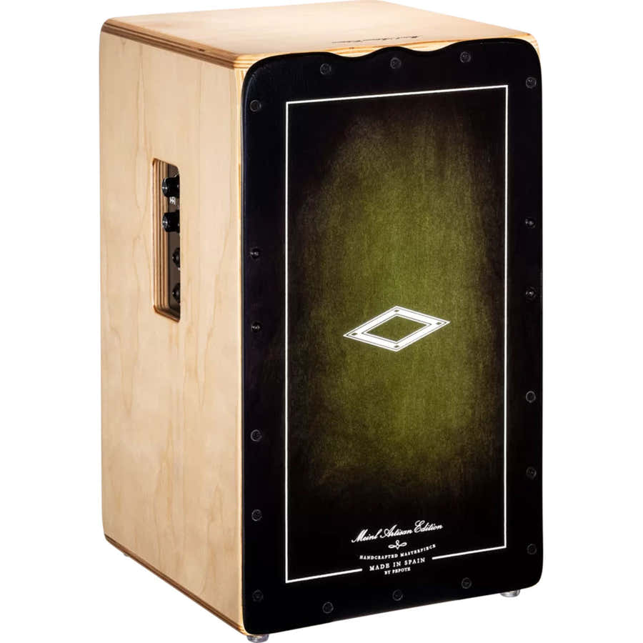 Paesldob - Cajon Voorversterkt Artisan Olive Burst - Gereconditioneerd