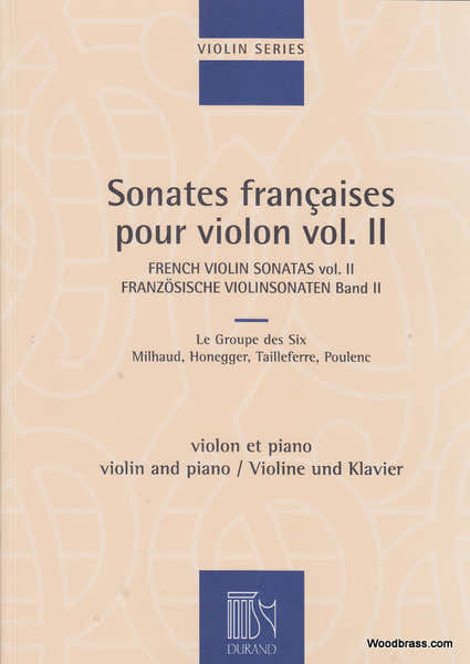 Durand SONATES FRANCAISES VOL.2 - VIOLON ET PIANO